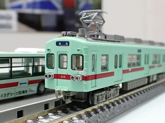 鉄コレ 西日本鉄道600形 アイスグリーン復刻塗装 2両セット(332640
