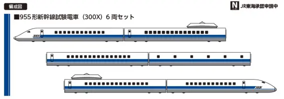 ポポンデッタ】新製品発売ポスター公開 955形新幹線試験電車（300X