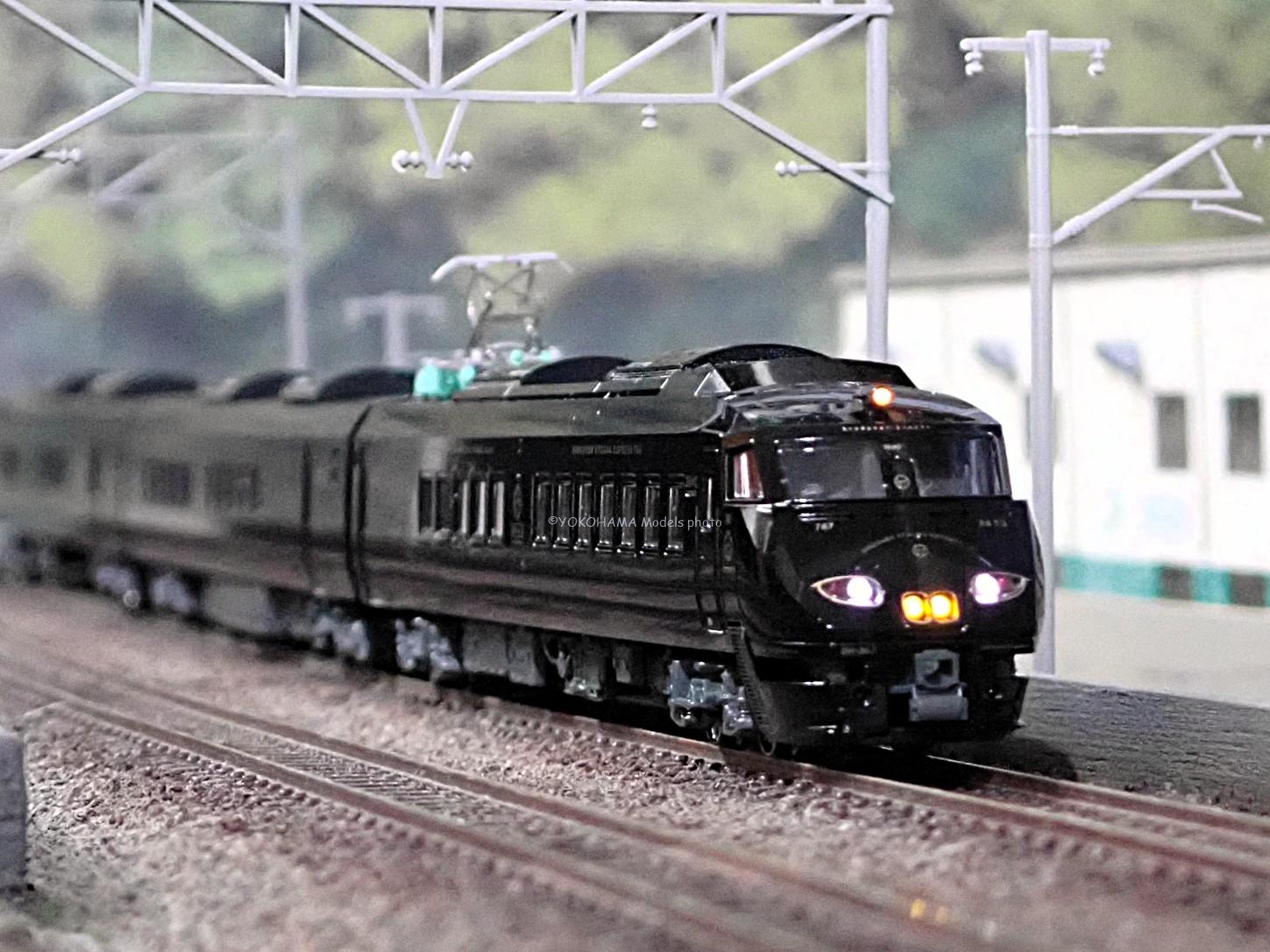 485系3000番代「白鳥」盛アオA6編成(床下グレー)が入線です。 TOMIX 97603 97604