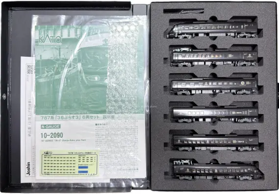 787系「36ぷらす3」BM-363編成 (本ミフ) が入線しました。 KATO 10