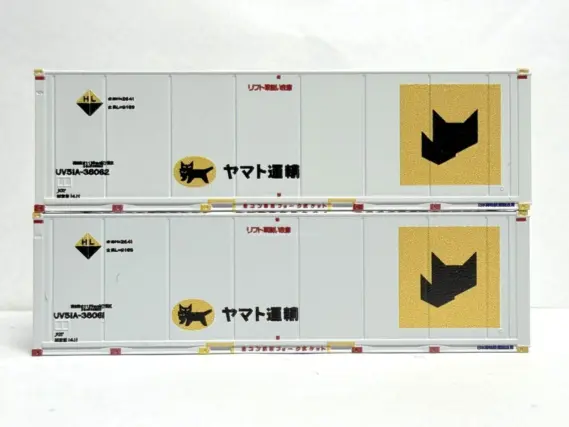 コキ107-1843・UV51A-38000番台 新塗装・ヤマト運輸コンテナが入線しま