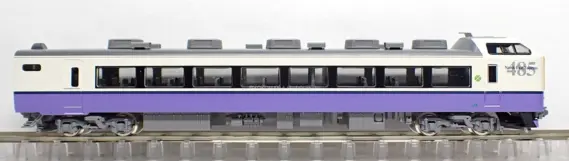 485系3000番代「白鳥」盛アオA6編成（床下グレー）が入線です。 TOMIX