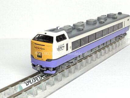 485系3000番代「白鳥」盛アオA6編成(床下グレー)が入線です。 TOMIX 97603 97604