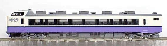 485系3000番代「白鳥」盛アオA6編成（床下グレー）が入線です。 TOMIX