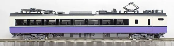 485系3000番代「白鳥」盛アオA6編成（床下グレー）が入線です。 TOMIX