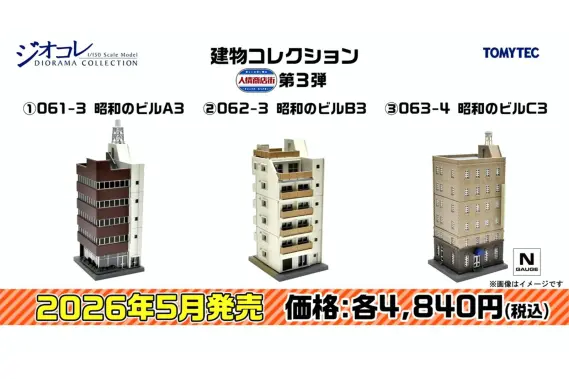 トミーテックLIVE速報】TOMIX・ジオコレ(鉄コレ・バスコレ) 新製品情報