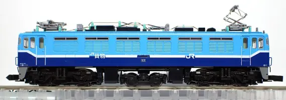 ED76 0 後期形 JR貨物試験塗装 が入線です。 KATO 3013-5 スロットレス