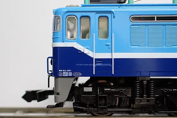 ED76 0 後期形 JR貨物試験塗装 が入線です。 KATO 3013-5 スロットレス