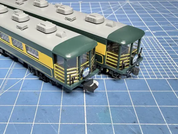 14系サロンカーなにわを弄る。その3 JC6387密自連形TNカプラー用3D