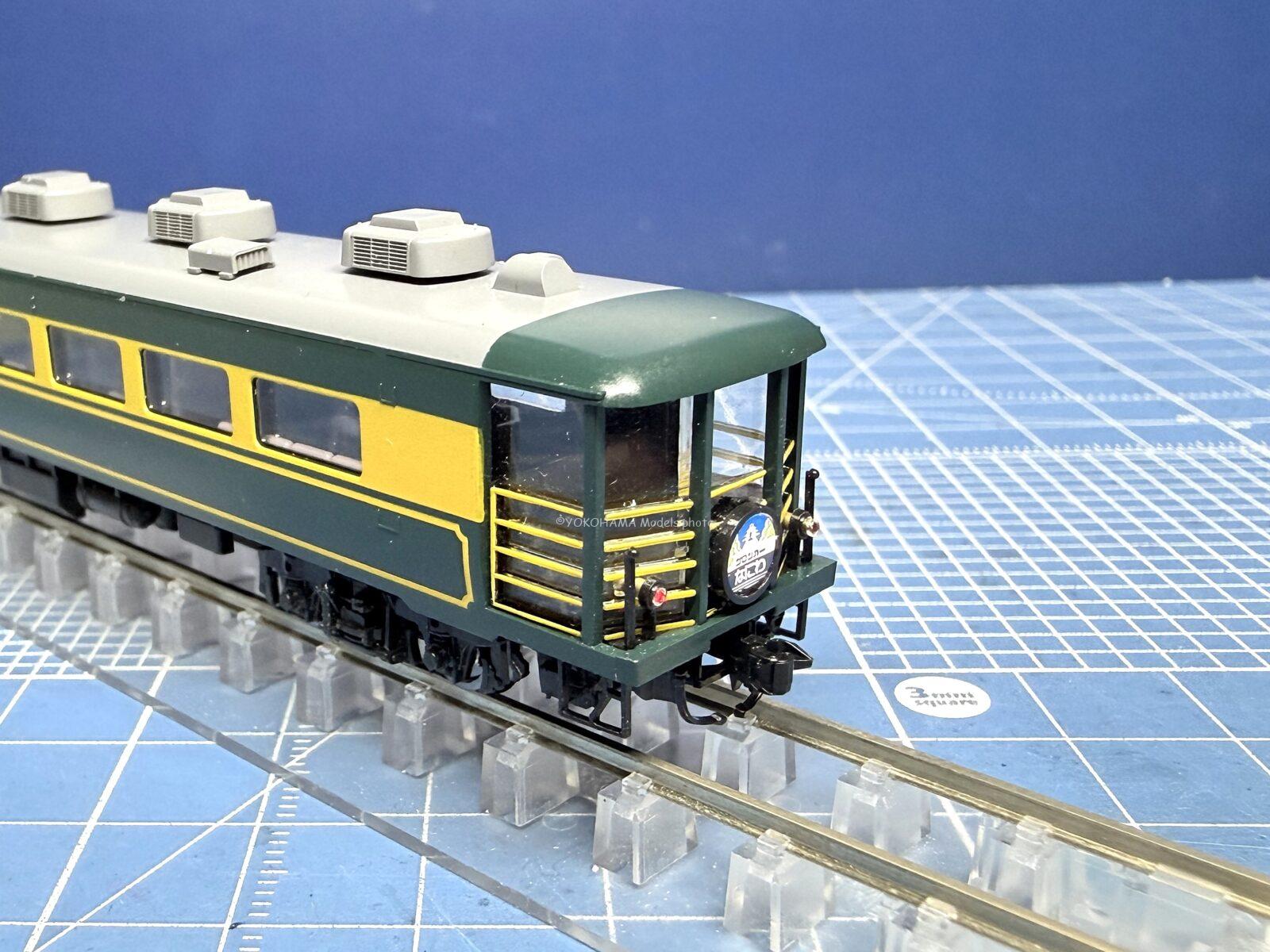 14系サロンカーなにわを弄る。その３　JC6387密自連形TNカプラー用3Dパーツ取付け　TOMIX 92819