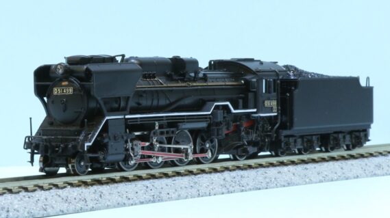 KATO京都駅店 D51499 D51 499 奈良運転所(赤ロッド) KATO京都駅店 Nゲージ鉄道模型