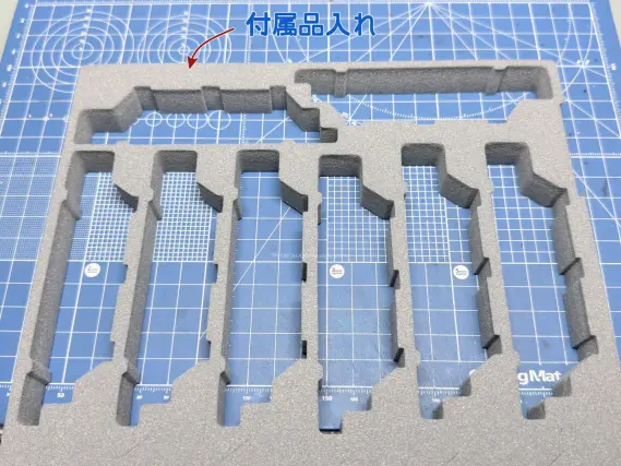 16両収納！ホキ1000・1100白ホキ専用ウレタンケースに詰め替え。 YN
