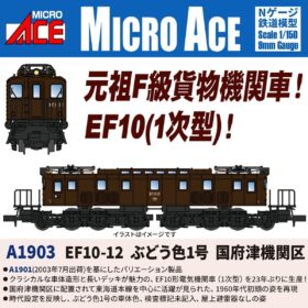 EF10-12 ぶどう色1号 国府津機関区 2026年8月発売予定 A1903 MICROACE