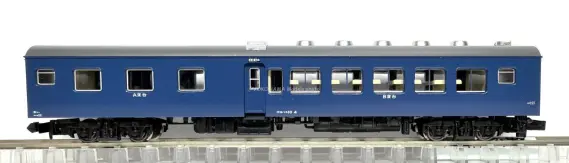 オロハネ10 4 青 米子客貨車区が入線しました。MICROACE(マイクロ