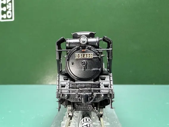 D51形499号機 奈良運転所（赤ロッド）が入線しました！ KATO 京都駅店