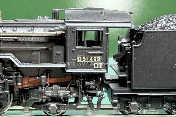 KATO京都駅店 特製品 2016-9改 KKB00350 D51形499号機 奈良運転所 赤ロッド 白ライン入り Nゲージ鉄道模型