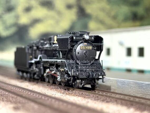 D51形499号機 奈良運転所（赤ロッド）が入線しました！ KATO 京都駅店