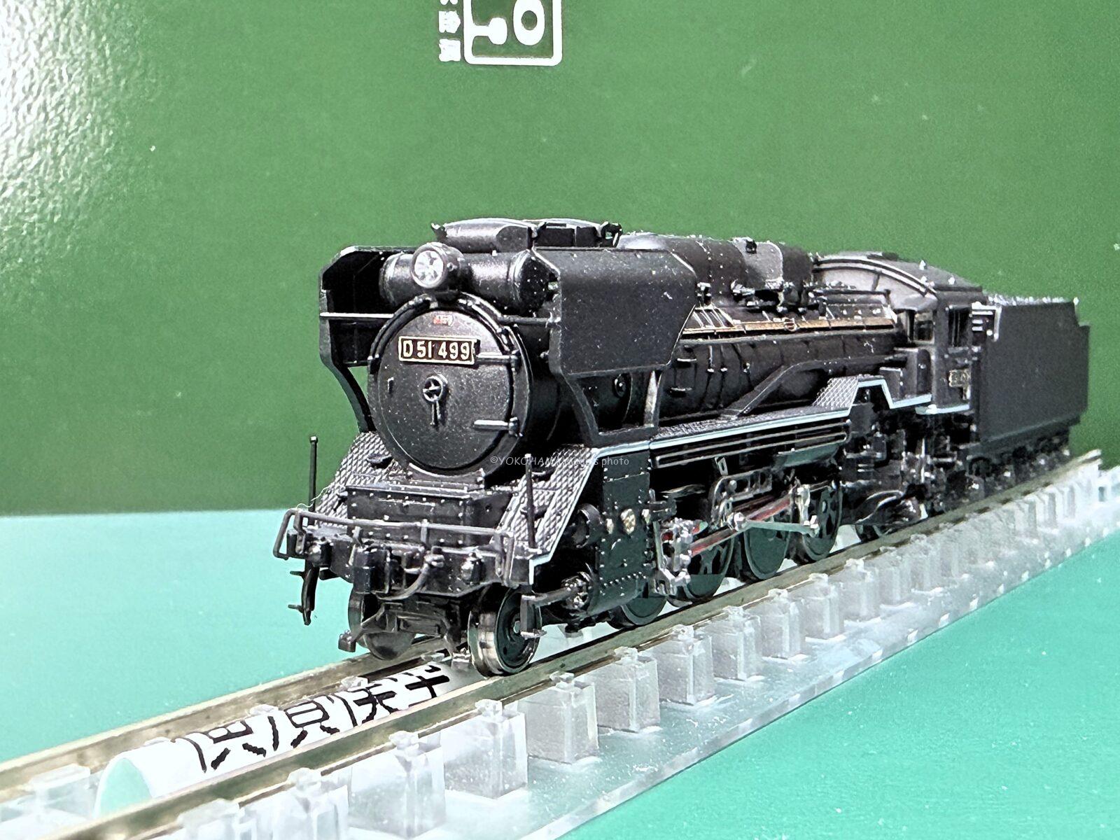 D51形499号機 奈良運転所（赤ロッド）が入線しました！ KATO 京都駅店 