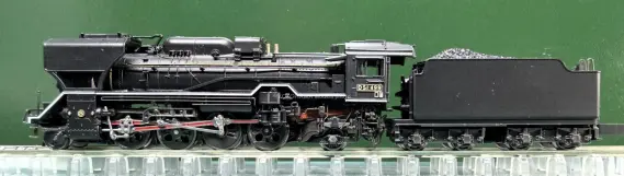 D51形499号機 奈良運転所（赤ロッド）が入線しました！ KATO 京都駅店