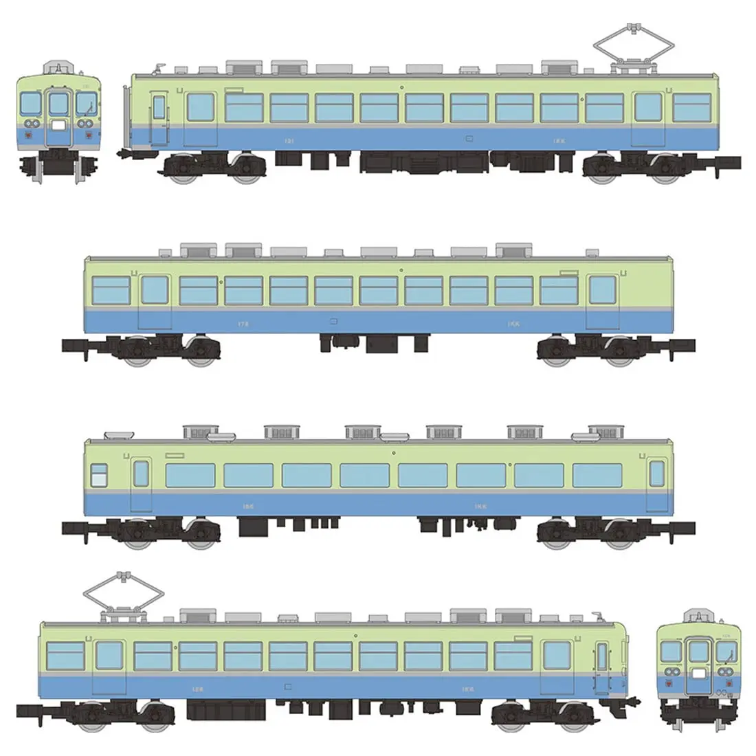 鉄コレ 伊豆急行100系4両セットE(340980) トミーテック ジオコレ(鉄道