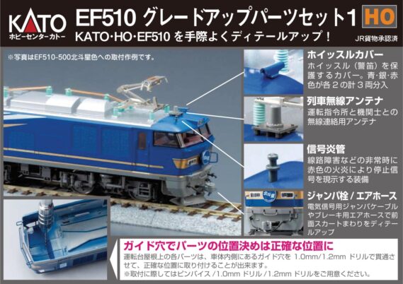 ホビーセンターカトー 28-170N (HO)EF510グレードアップパーツセット1 鉄道模型