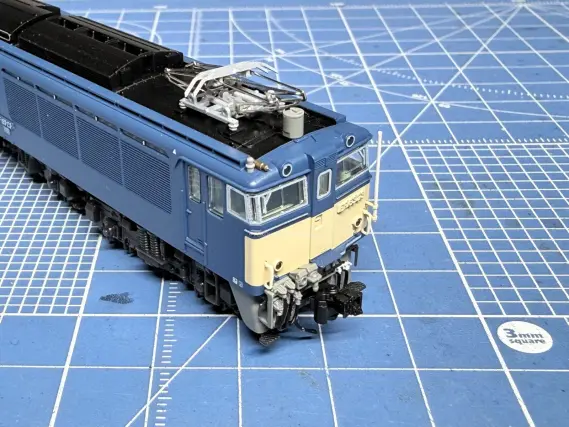 えものさま　専用 EF63 3次形JR仕様を弄る。DENSHA.me製 新型ライトユニット取付（蓄電式