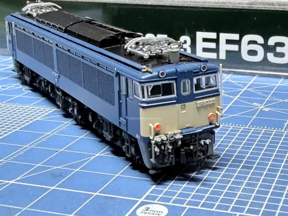 EF63 3次形JR仕様を弄る。DENSHA.me製 新型ライトユニット取付（蓄電式