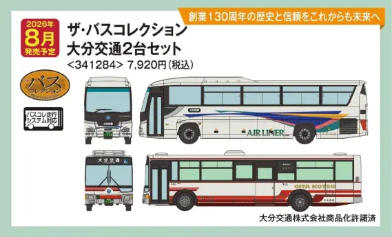 ザ・バスコレクション 大分交通2台セット(341284) 2026年8月発売予定