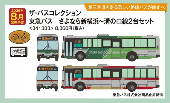 ジオコレ】新製品ポスター公開 2026年8月発売 鉄コレ 東急電鉄