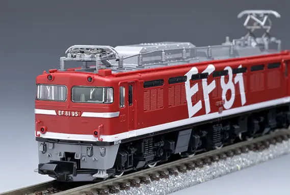 JR EF81形 電気機関車 (95号機レインボー塗装B) 品番：9172 鉄道模型