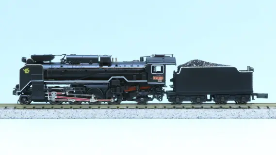 D51 906 Nゲージ 蒸気機関車 3両セット KATO】 D51 906 ピースマーク 奈良運転所（赤ロッド・赤ナンバー