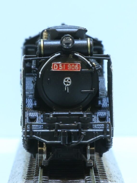 KATO京都駅店 D51 906 ピースマーク 奈良運転所(赤ロッド・赤ナンバー) KATO京都駅店 Nゲージ鉄道模型