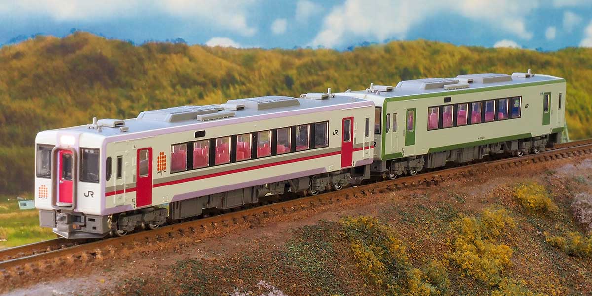 JRキハ110形200番代（秋田リレー号復刻塗装＋228）2両編成セット　2026年8月発売予定　50855　GREENMAX(グリーンマックス)　[鉄道模型] 完成品Nゲージ車両