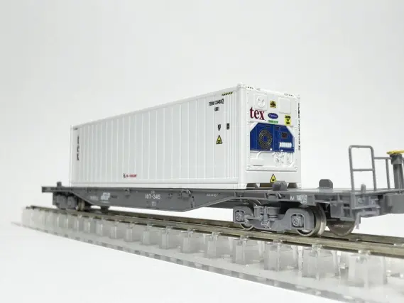40ft 96 リーファーコンテナ「tex.」を導入。 フジミ模型 TNEXT101