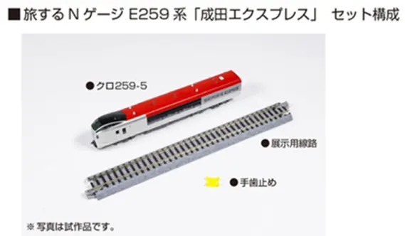 旅するNゲージ E259系「成田エクスプレス」 品番：12-011 鉄道模型