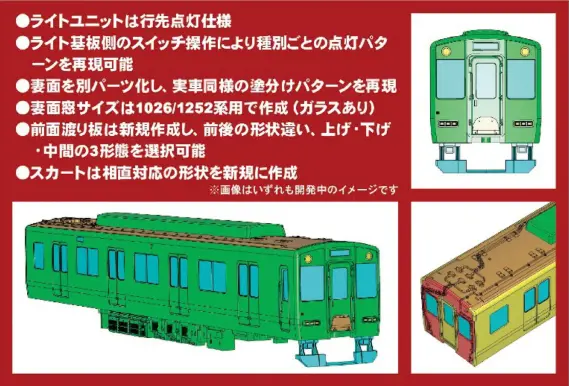 グリーンマックス近鉄1252系組立キット動力付き・無し 近鉄1252系（VVVFロゴ無し）先頭車2両セット（動力付き） 2026年10月