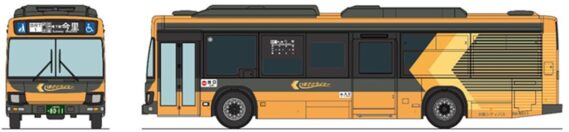 バスコレ走行システム基本セットA6 <日野ブルーリボン ハイブリッドOsakaMetroいまざとライナーBRT仕様>339168 トミーテック ジオコレ Nゲージ鉄道模型