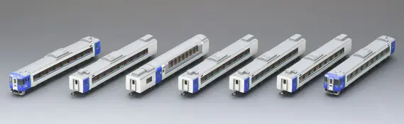 国鉄　温度計　鉄道 JNR ブルートレイン 5個セット ① JR キハ183-2550系特急ディーゼルカー(北斗)基本セット 品番：97629