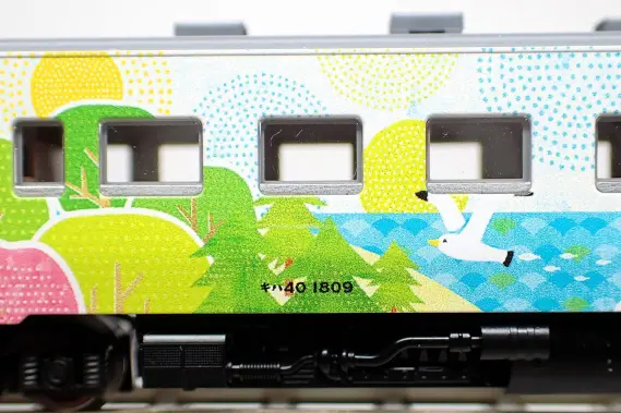 キハ40 1700番代（ありがとうキハ40函館本線）が入線しました。 TOMIX