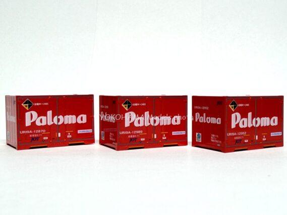 朗堂 C-1216 12fコンテナ UR19Aタイプ パロマ 赤(エコレールマーク付) 10000番台 Nゲージ 鉄道模型