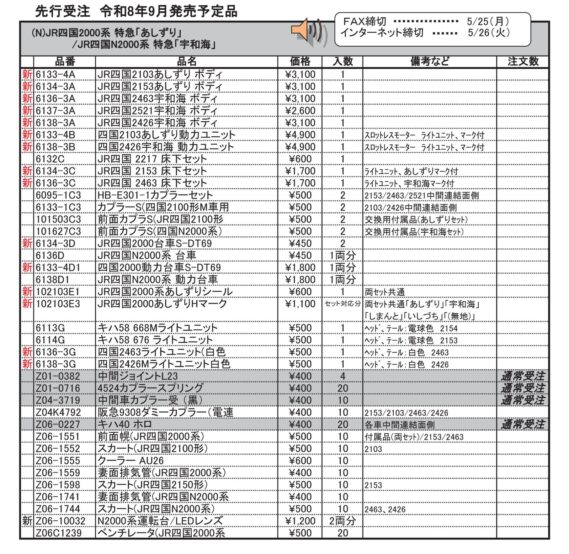 (N)JR四国2000系 特急「あしずり」 /JR四国N2000系 特急「宇和海」