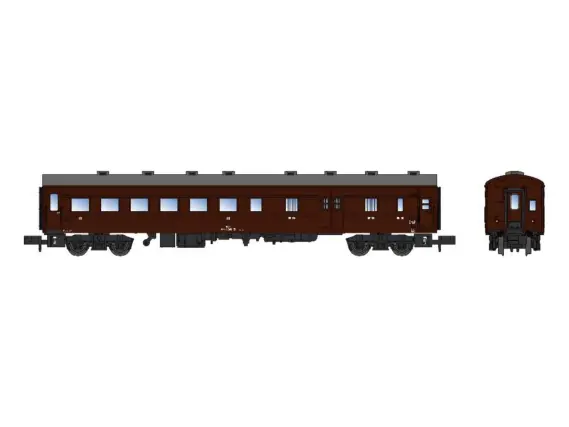 オハニ36-5 ぶどう色1号 品川客車区 2026年12月発売予定 A8551