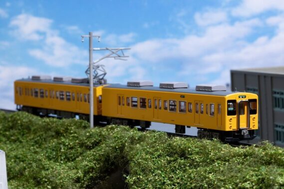 ジオコレ 333517 鉄道コレクション JR105系体質改善30N更新車(岡山電車支所F02編成・黄色)2両セット ジオコレ Nゲージ 鉄道模型