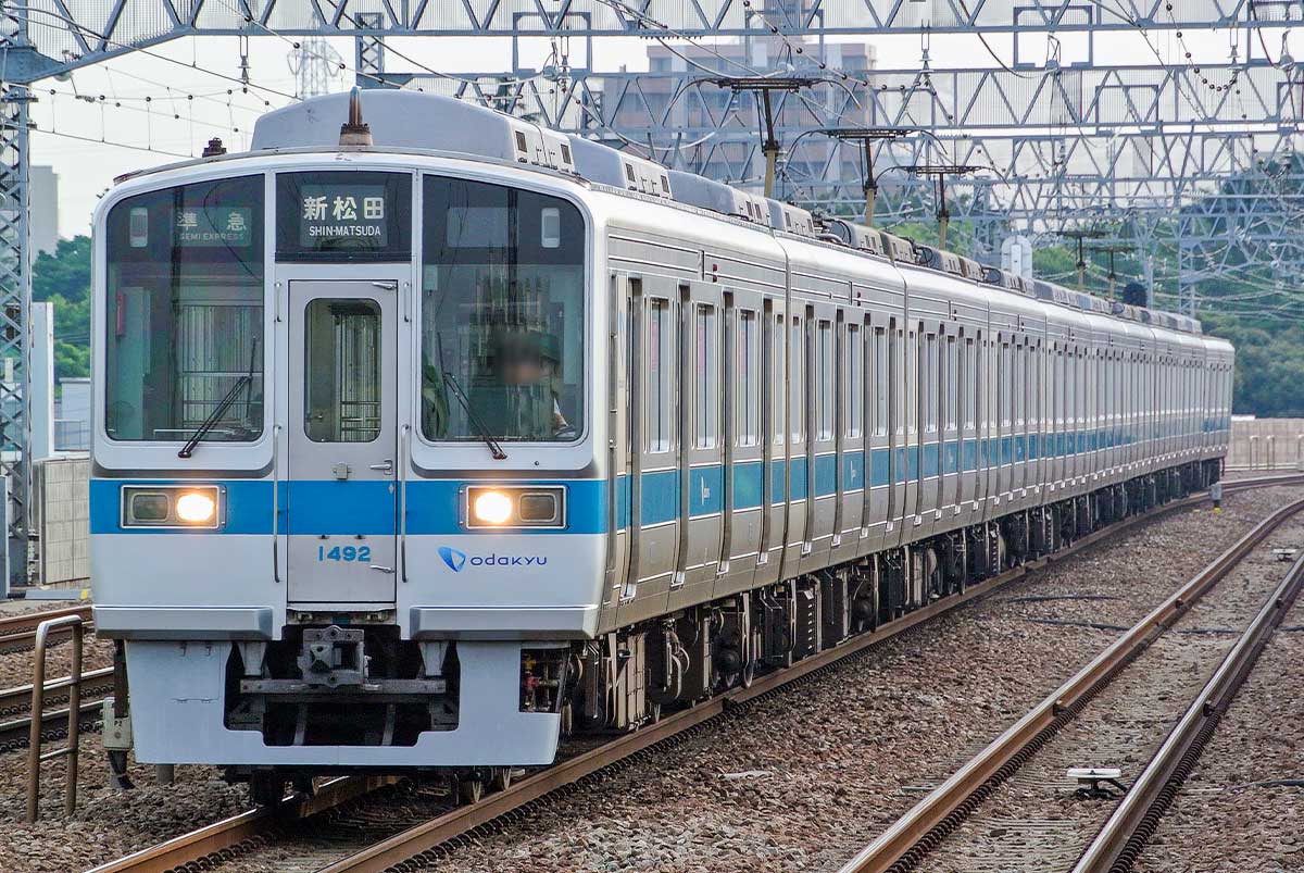 小田急1000形（未更新車・10両貫通編成・ブランドマーク付き）増結用
