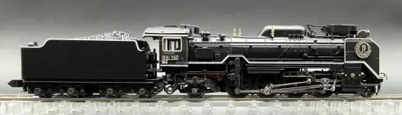 D51形758号機 新見機関区 お召予備機が入線しました。 KATO 2016-9改