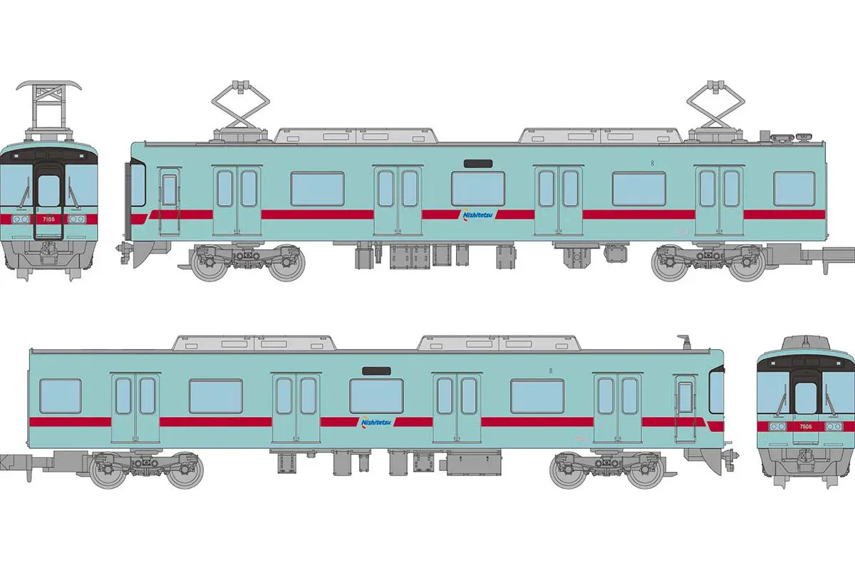 鉄コレ 西日本鉄道7000形 2両セット(340478) 2026年12月発売予定