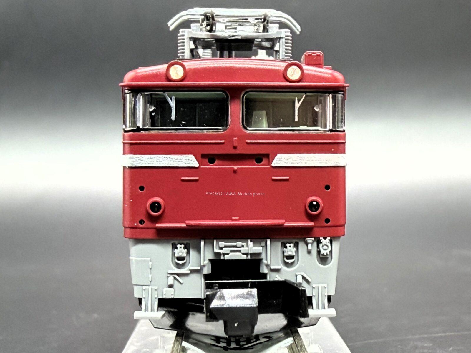 EF81形 青森車両センター・双頭形連結器付 が入線しました。 TOMIX
