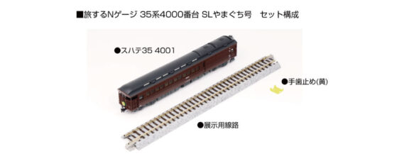 KATO 12-018 旅するNゲージ 35系4000番台 SLやまぐち号 カトー Nゲージ鉄道模型
