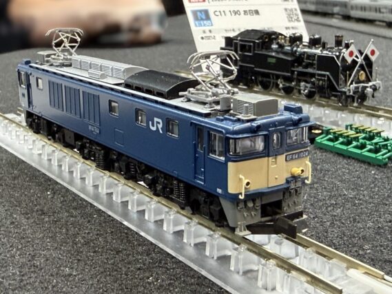 KATO 3024-4 EF64 1000 一般色 クーラー搭載車(グレーHゴム) カトー Nゲージ 鉄道模型