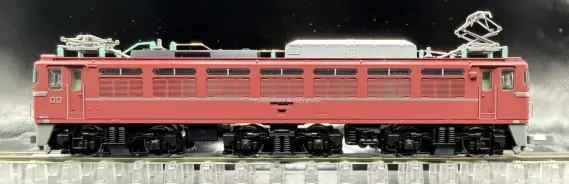 EF81 81 ローズピング JR仕様（復活お召塗装）が入線しました。 KATO
